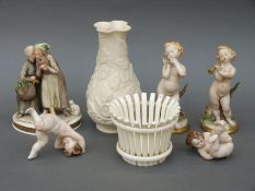 A group of continental figures