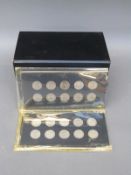 An amateur collection of English sixpences,