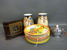 A collection of Wedgwood Clarice Cliff plates,