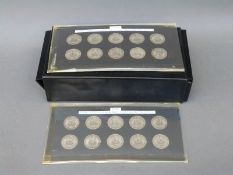 An amateur collection of English shillings 1933-1939, 129 coins in all,