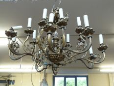 A large 16 branch candelabra,