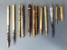 A quantity of pencils,