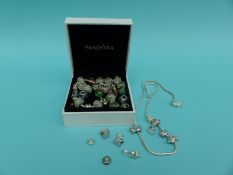 A quantity of charms marked 925,