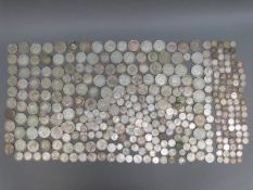 A quantity of pre 1947 English silver coinage,
