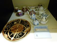 A collection of ceramics to include Wedgwood Millennium Collection plate,