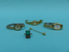 Three ladies watches,
