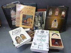A collection of Horology related books including Britten's Clock Makers Handbook Dictionary and