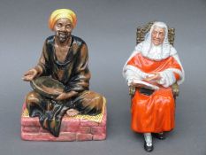 Two Royal Doulton figures,