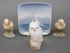 A pair of Bing and Grondahl chick figures,