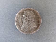 ZUID Afrik Rep 1894 two shillings VF