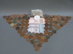 A small collection of UK and overseas coinage, late 18thC onwards,