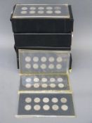 An amateur collection of pre-1947 English six pences, also includes a few pre 1920 examples,