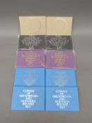 Ten Royal Mint Coinage of Great Britain and Northern Ireland sets including four 1977 Jubilee