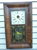 An ogee cased American 'dollar clock' c1880, by Jerome & Co, New Haven,