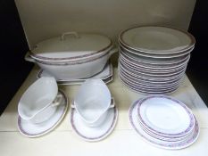 A quantity of MZ Austria dinnerware