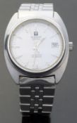 Tissot Seastar gentleman's stainless steel wristwatch with date aperture,