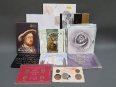 A collection of brilliant uncirculated UK coin sets,