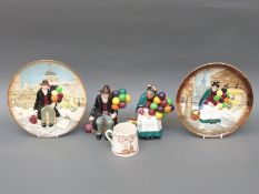 Two Royal Doulton figures Balloon Man HN 1954, Balloon Seller HN 1315,