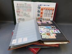 An extensive selection of mainly Commonwealth stamps in stockbooks,