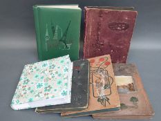 Six albums of topographical postcards towns, country and coast,