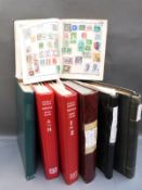 A box of all world stamps in albums and stockbooks covering all reigns