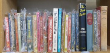 A collection of Pan paperback books, Dam Busters by Paul Brickhill, D-Day, Assignment in Brittany,