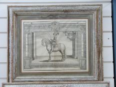 A pair of 17thC first edition copper plate engravings by Crispijn de Passe II from Antoine De