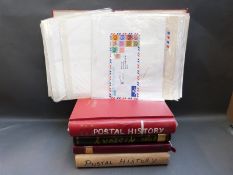 Five albums of postal history, all world including early GB covers and letters,