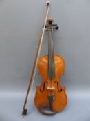 A vintage violin Andreas Luther of Tyrol 1920 to label, 35.