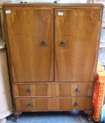 A cabinet with two drawers under (H125 x W85 x D46cm)