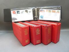 Five albums of GB first day covers