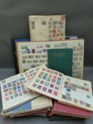 A box of all world stamps in albums and stockbooks,