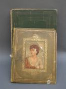 Two albums of postcards,