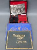 Local interest Baron of Gloucester 3D slide viewer and two books of views,