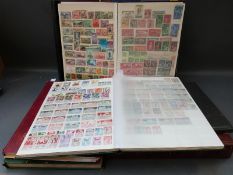 An extensive selection of mainly Commonwealth stamps in albums and stockbooks,