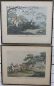 A pair of fox hunting prints no. 3 and no.
