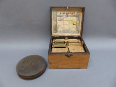 Symphonion disc playing musical box,