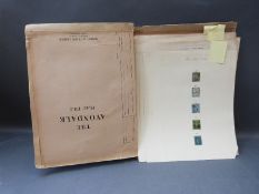 A collection of Australia, Australian States and New Zealand stamps on loose album pages,