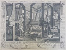 Ten Hogarth engravings Industry and Idleness 'Prentice,