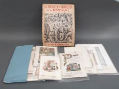 An assortment of colour plates/posters. French/Russia, architectural etc.