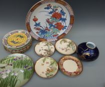 A Japanese Imari plate,