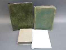 Four albums of mainly foreign postcards including Paris, Boulogne, Brussels, Sydney,