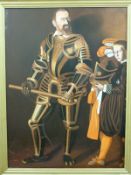 Donald Watson (b 1922) oil on board Alof De Wignacourt (renowned for Maltese paintings),