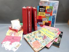 A box of all world stamps in albums and loose