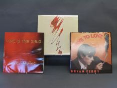 Approx 50 LPs and 12 inch singles by Roxy Music, Bryan Ferry and Phil Manzanera etc,