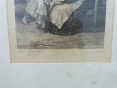 Evelyn Rimington pencil signed engraving Pont-en Rogane,