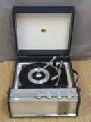 HMV c1960s portable electric record player with 