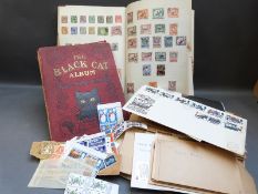 Two albums of Commonwealth and Foreign stamps including early issues and a quantity of loose stamps