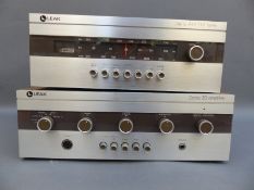 A c1980s Leak Delta AM-FM tuner,