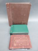 Two postcard albums of ships including Cunard and P&O,